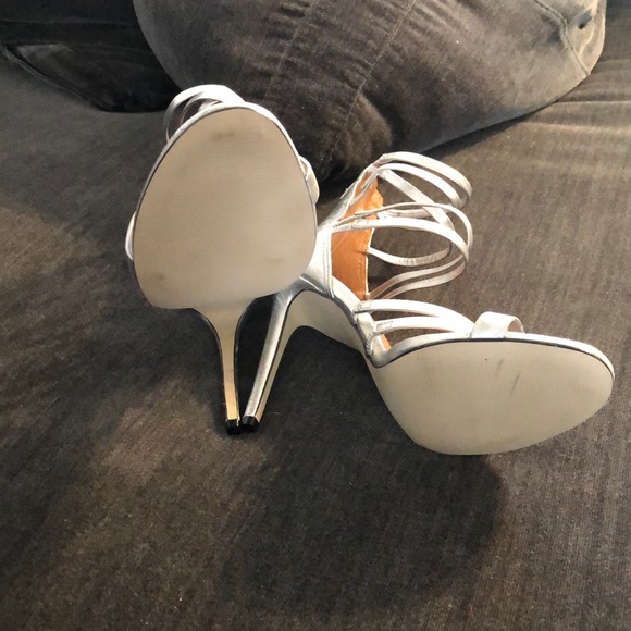 Silver Steven Madden Heels - Picture 2 of 4